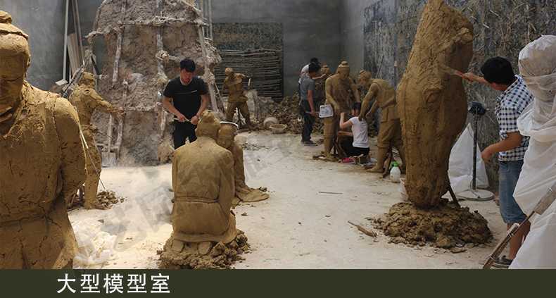 銅雕塑模型室，銅雕塑模型